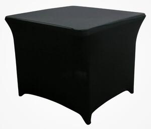 Elastický Poťah na Štvorcový Stôl 80 x 80 cm - Čierny