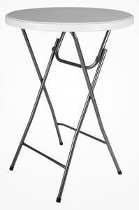Skladací Koktailový Stôl 80 × 110 cm - Biely