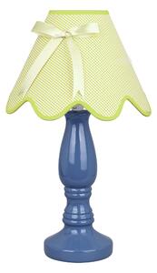 CLX Stolná detská lampa VENTIMIGLIA, 1xE27, 60W, modrozelená