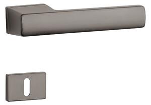 Dverové kovanie MP AS - BRISA - RT 7S (T - Titan), kľučka-kľučka, Otvor pre obyčajný kľúč BB, MP T (titán)