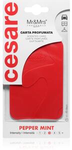 Mr & Mrs Fragrance Cesare Peppermint vonná karta 1 ks