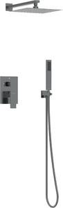 BALNEO sprchová batéria CASCADE sada 3 gunmetal