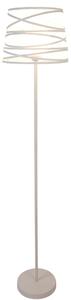 CLX Moderná stojacia lampa TORRE DEL GRECO, 1xE27, 40W, biela