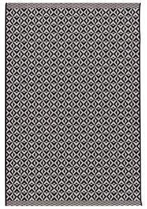 Koberec Modern Geometric black/wool, 160x230cm