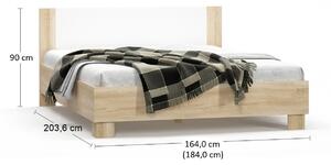 Markos - manželská posteľ - 160x200 cm