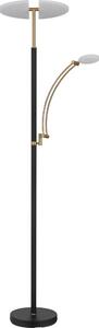 Globo 58909B - LED stmievateľná stojacia lampa TIRANA 40W/230V + 5,5W čierna