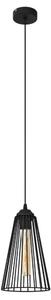 Helam Luster na lanku TORRI 1xE27/15W/230V pr. 16 cm čierna HE1573 + záruka 3 roky zadarmo