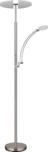 Globo 58909N - LED stmievateľná stojacia lampa TIRANA 40W/230V + 5,5W matný chróm