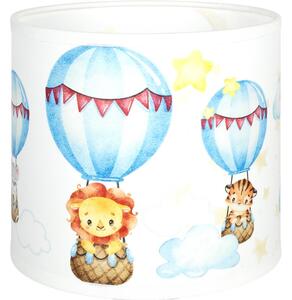 Brilagi - Univerzálne tienidlo BOBO E27 pr. 15 cm biela/zvieratká