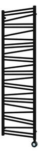 Radiátor elektrický SAT Lilon 169,5x50 cm čierna matná SATRALI1695500EBL