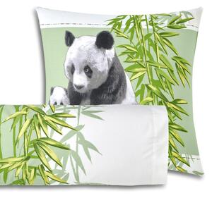 Posteľná bielizeň Panda s potlačou, polycoton