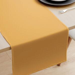 Goldea behúň na stôl 100% bavlnené plátno - horčicový 50x140 cm