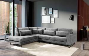 ROHOVÁ SEDAČKA, textil, kompozitné drevo, sivá Livetastic - Sedačky, Online Only