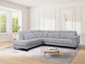 ROHOVÁ SEDAČKA, textil, kompozitné drevo, sivá MID.YOU - Sedačky, Online Only