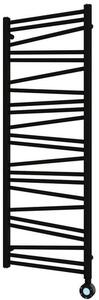 Radiátor elektrický SAT Lilon 133,5x50 cm čierna matná SATRALI1335500EBL