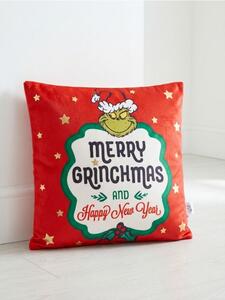 Sinsay - Obliečka na vankúš s vianočným motívom Grinch - červená