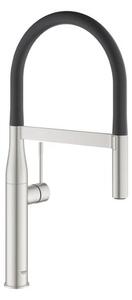 Drezová batéria GROHE Essence New s vyťahovacou sprškou supersteel 30294DC0