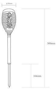 Globo 33535-2 - SADA 2x LED Solárna lampa LED/0,1W/3V IP44