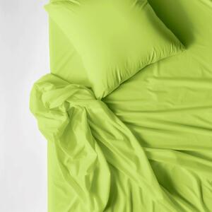 Goldea bavlnené posteľné obliečky - limetkové 140 x 200 a 70 x 90 cm