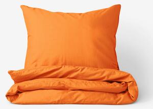 Goldea bavlnené posteľné obliečky - oranžové 140 x 200 a 70 x 90 cm