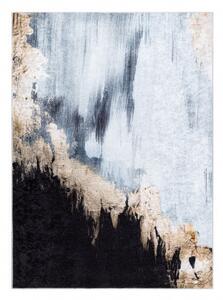 Dywany Łuszczów Kusový koberec Miro 51573.802 Abstraction blue / gold - 80x150 cm