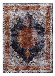 Dywany Łuszczów Kusový koberec Miro 51186.808 Rosette navy blue / copper - 80x150 cm