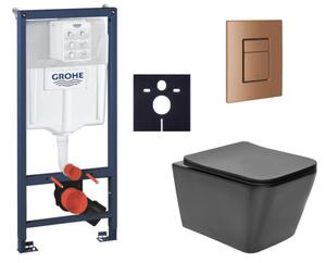 Závesný WC set do ľahkých stien / predstenová montáž SAT Infinitio SIKOGRSIN12BSCDL0