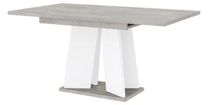 Jedálenský stôl Mulnu (svetlosivá + biela) (pre 4 až 6 osôb). Vlastná spoľahlivá doprava až k Vám domov. 1055226