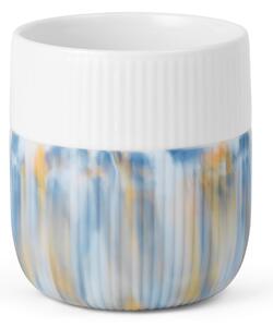 Porcelánový hrnček Fluted Contrast Marble Ocean 350 ml