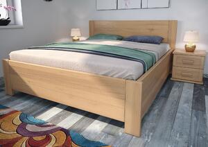 Drevená posteľ Ivana s úložným priestorom