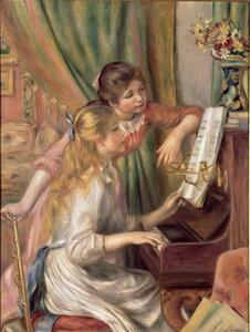 Obrazová reprodukcia Young Girls at the Piano, 1892, Pierre Auguste Renoir