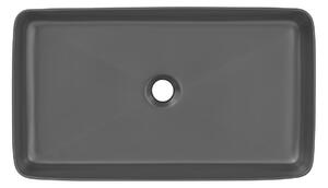 Keramické umývadlo UM-6275 | SLIM 2 čierne