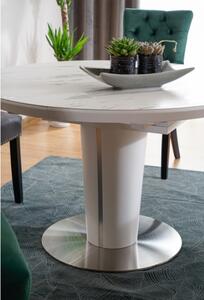 Keramický stôl ORBIT/biela