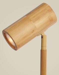 GOOD & MOJO stolová lampa Java, prírodná, bambus, 47 cm, GU10, Svetlé drevo, Obývacia izba / jedáleň, Bambus, Dizajn, Stolová lampa