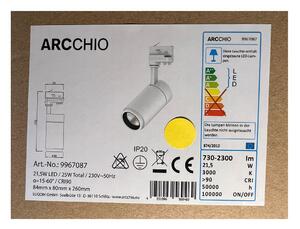 Arcchio Arcchio - LED Bodové svietidlo do lištového systému NANNA LED/21,5W/230V LW0496 + záruka 3 roky zadarmo