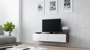 ArtCam TV stolík VIGO 140 Farba: čierna/biely lesk