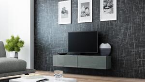 ArtCam TV stolík VIGO 140 Farba: Biela/biely lesk