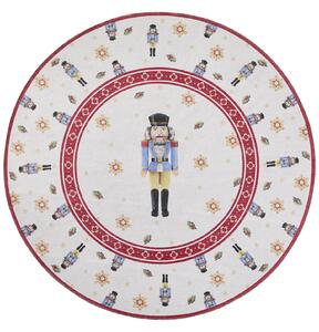 Villeroy & Boch , Kusový koberec Toy's delight 106274 Cream, Red kruh, 160x160 (priemer) kruh, červená, obývacia izba