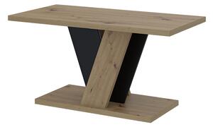 Konferenčný stolík Venag (artisan + čierna). Vlastná spoľahlivá doprava až k Vám domov. 1055262
