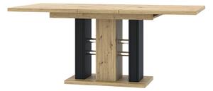 Jedálenský stôl Wamo (artisan + čierna) (pre 6 až 8 osôb). Vlastná spoľahlivá doprava až k Vám domov. 1055272
