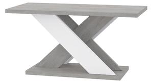 Konferenčný stolík Xalin (svetlosivá + biela). Vlastná spoľahlivá doprava až k Vám domov. 1055278