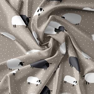 Obliečky z mikrovlákna ALINE hnedé Rozmer obliečky: 70 x 90 cm | 140 x 200 cm