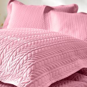 Prešívaná prikrývka na posteľ s geometrickým vzorom, mikrovlákno