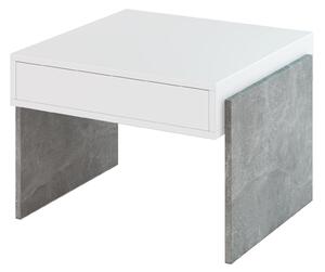 Konferenčný stolík Zantra (biela + kameň). Vlastná spoľahlivá doprava až k Vám domov. 1055292