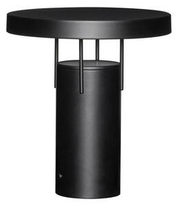 HÜBSCH stolová LED lampa BringMe, čierna matná, výška 28 cm, Čierna, kov, Moderný