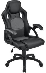 Ergonomická kancelárska stolička, čierna, polohovateľná opie