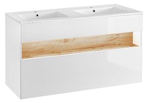 Kúpeľňová zostava BAHAMA White Bahama: skrinka pod umývadlo 80 cm - 821 | 67 x 80 x 46 cm