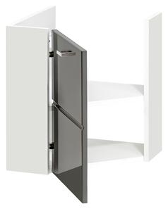 ArtCom Kúpeľňová zostava FINKA Grey FINKA: Vysoká skrinka 800 | (VxŠxH) 140 x 30 x 35 cm
