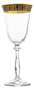BOHEMIA ANGELA VERSO GOLD POHÁR NA VÍNO 250 ML SADA 6 KS