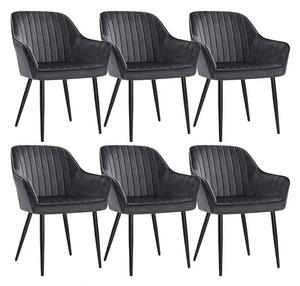 Set šiestich jedálenských stoličiek LDC087G01-6 (6 ks)